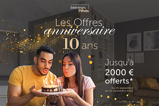 Intérieurs Privés fête ses 10 ans ! Magasin Intérieurs Privés Rennes Centre